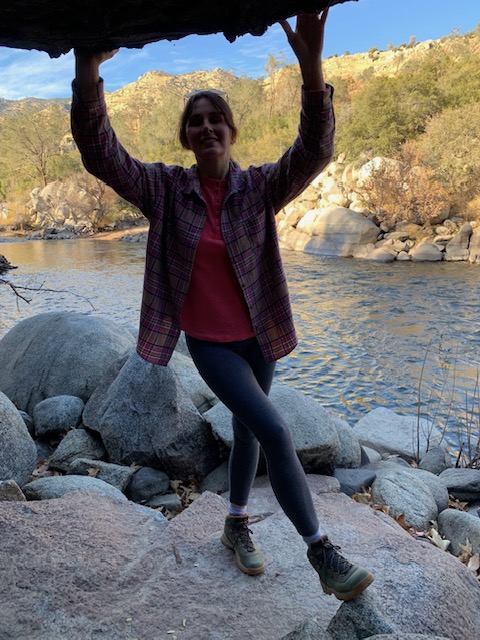 Mary Parada along the Kern River in Sequoia National Forest
